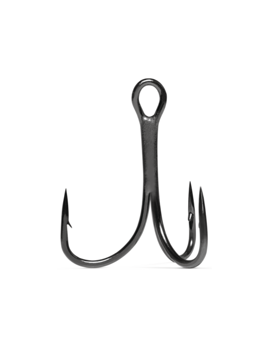 Hameçon Triple VMC 7552 Inline/Hypercut Light N°10 Black Nickel (x8)