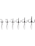 Hameçon Triple VMC 7548 BD Bladed Hybrid N°2 (x2)