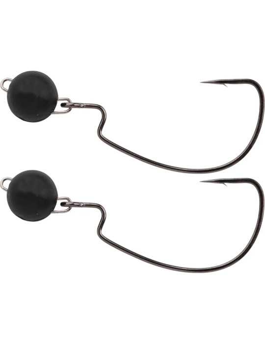 Tête Plombée Spro Rigged Bottom Jig Black 5 g Hameçon n°2/0 | Natuspor – natusport