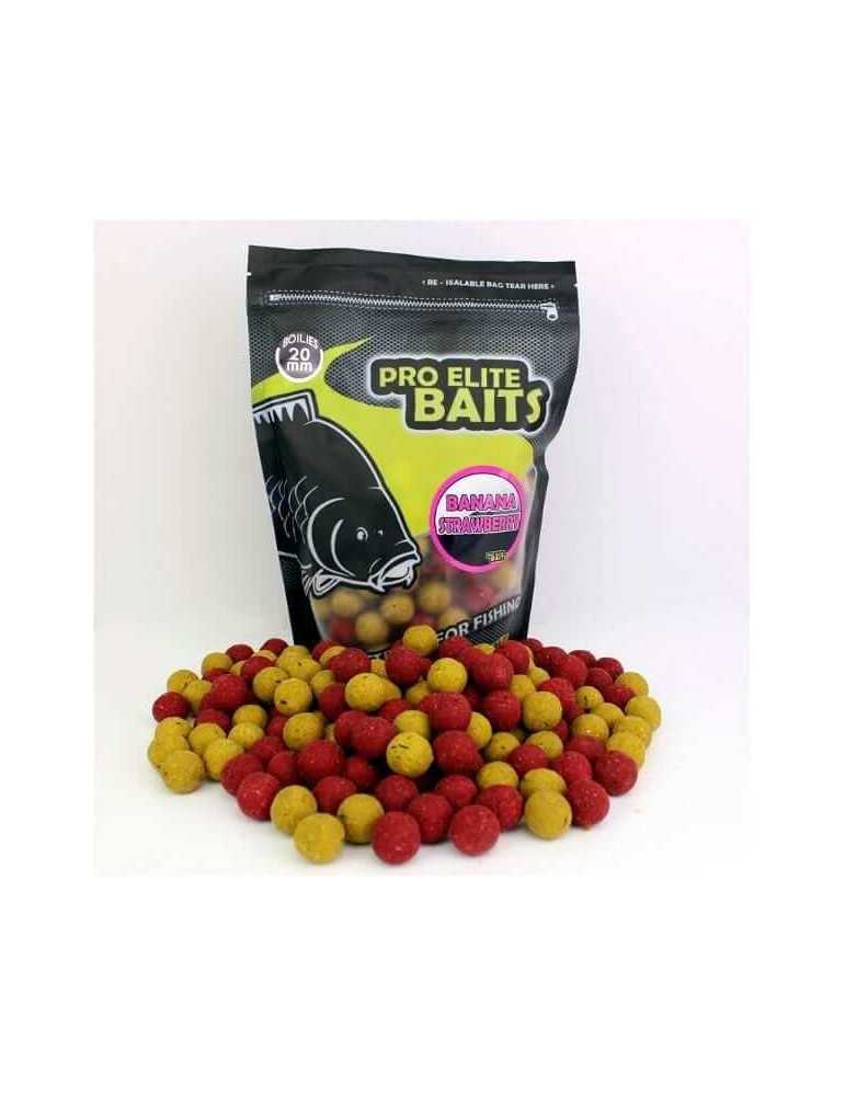 Bouillette Pro Elite Baits Banana Strawberry 20 mm – natusport