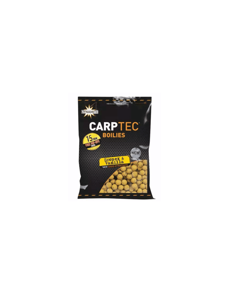 Bouillette Dynamite Baits Carptec Scopex Vanilla 15mm 1,8kg | Natuspor – natusport