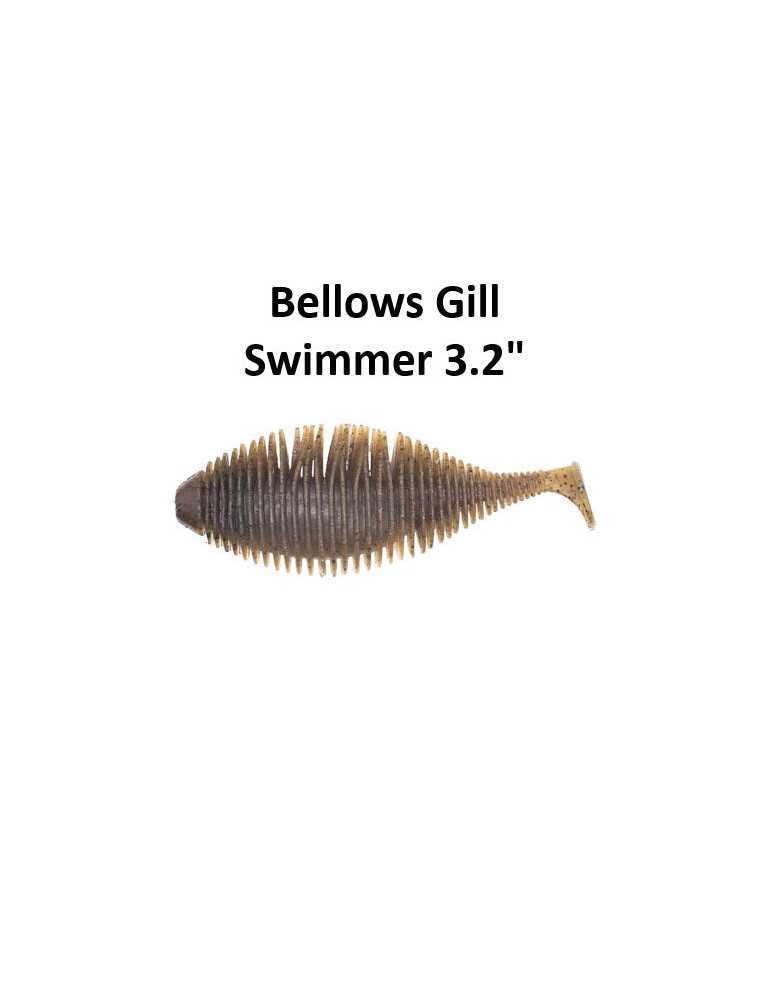 Leurre Souple Geecrack Belows Gill Swimmer 3.2" - 3 coloris | Natusport