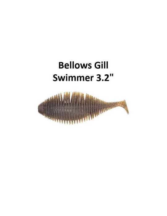 Leurre Souple Geecrack Belows Gill Swimmer 3.2" - 3 coloris | Natusport
