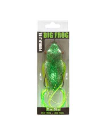Leurre Souple Powerline Big Frog 11 cm - 2 coloris | Natusport 2