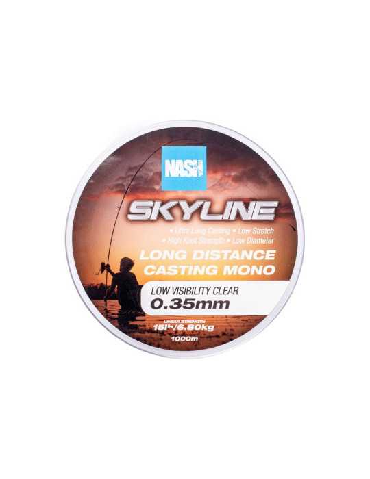 Nash Skyline Mono Clear 8lb 0.26mm 1000m