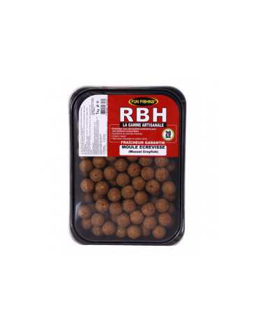 Bouillette Fun Fishing RBH Moule Ecrevisse 20mm 1kg