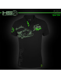 Polo Hot Spot Design Black Bass Mania XL – natusport