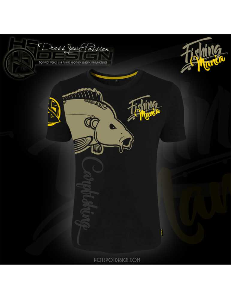 T-shirt Hot Spot Design Carp Fishing Mania XL – natusport