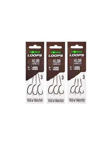 Montage Korda Loop Rig Klor Taille 4 Barbless – natusport