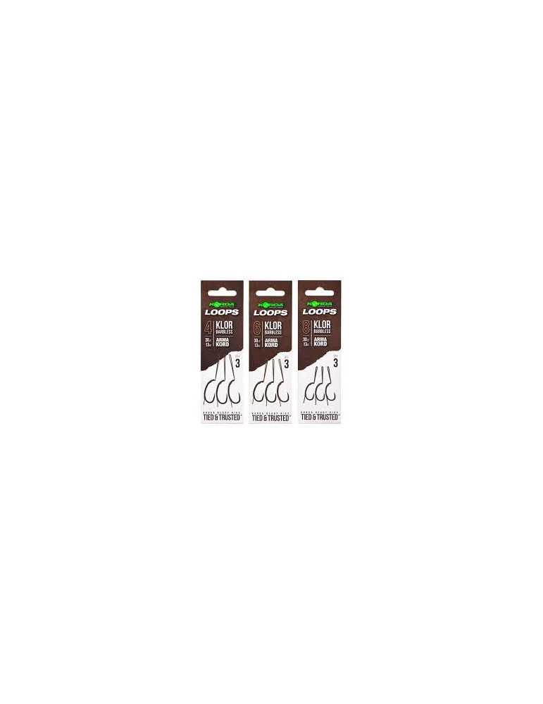Montage Korda Loop Rig Klor Taille 4 Barbless – natusport