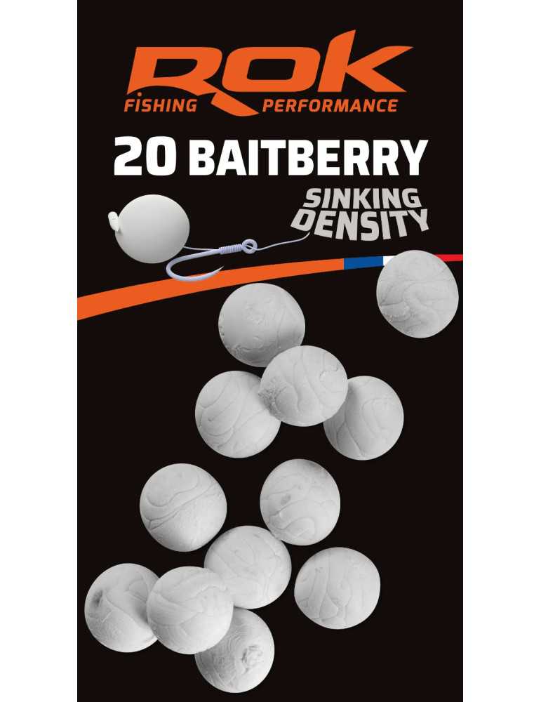 Bouillette Rok Baitberry Sinking 20 mm Blanc – natusport
