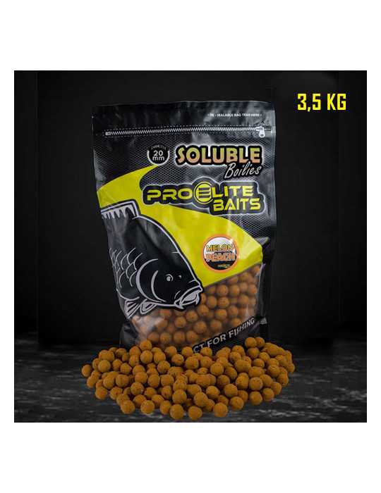 Bouillette Soluble Pro Elite Baits Melon Peche 20mm 3.5kg – natusport