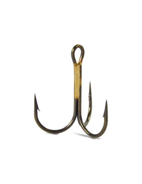 Hameçon Triple VMC 9649 Bronze N4 x10 – natusport