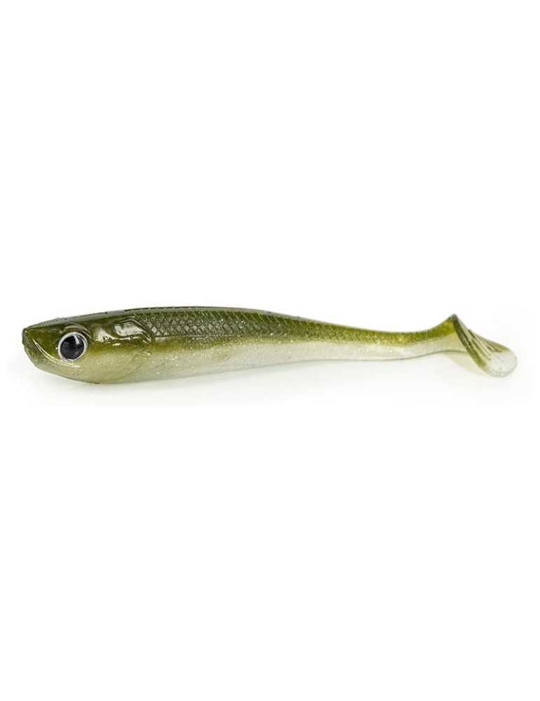 Leurre Souple Molix RT Shad Slim 4" Green Herring