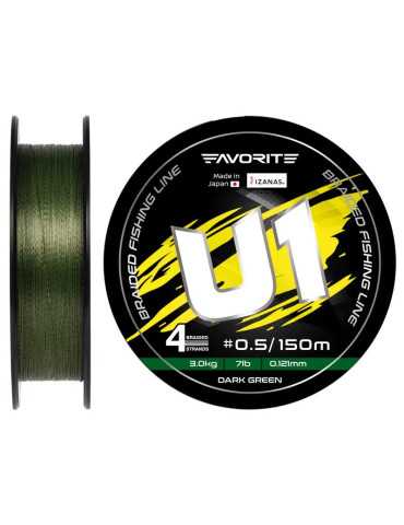 Fil Tressé Favorite U1 150m 0,13mm