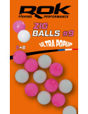Montage ROK Fishing Zig Ball N°9 Rose/Blanc – natusport