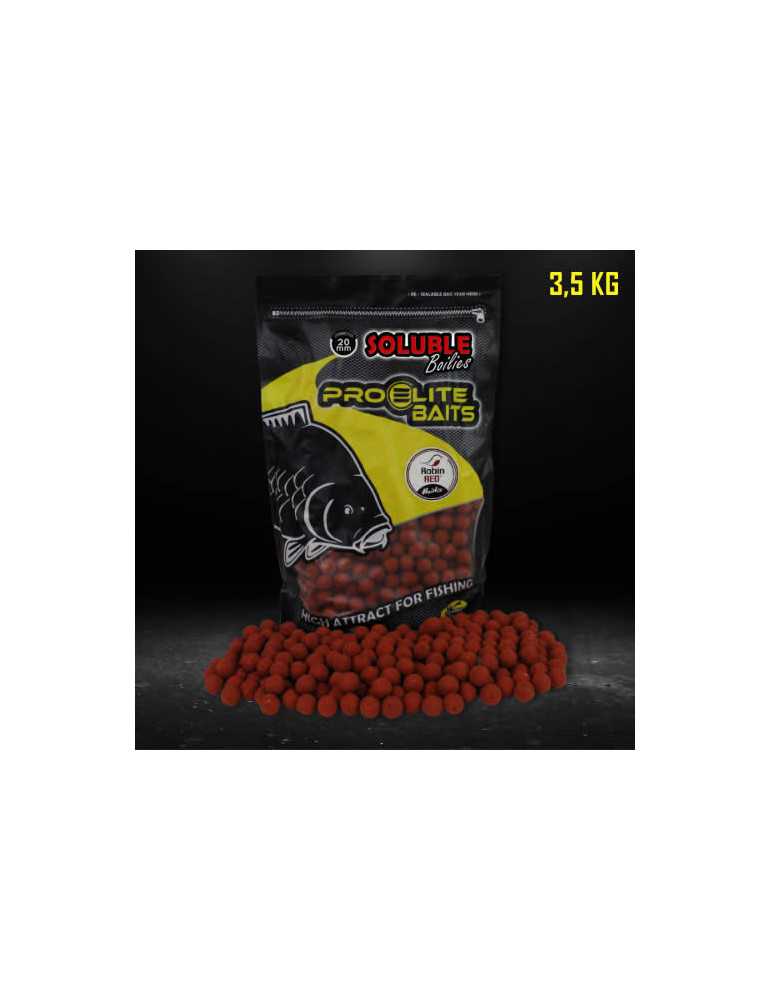 Bouillette Soluble Pro Elite Baits Robin Red 20mm 3.5kg – natusport
