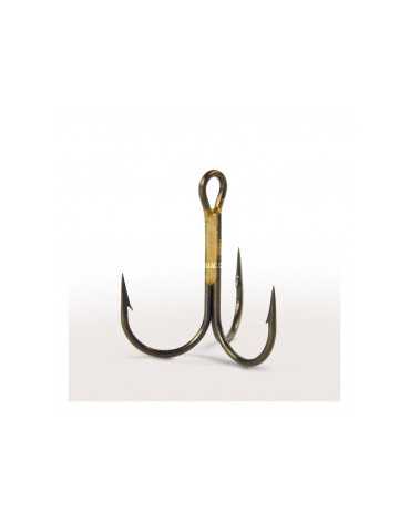 Hameçon Triple VMC 9649 Bronze N6 x10 – natusport