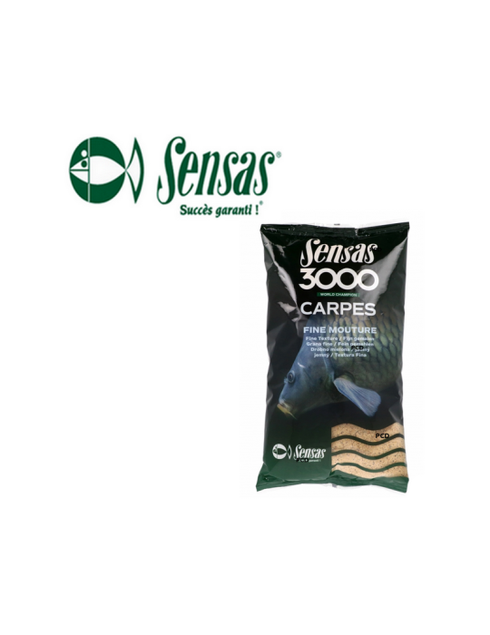 Amorce Sensas 3000 Carpe Fine Mouture 1kg – natusport
