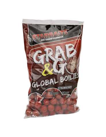 Bouillette Starbaits Grab & Go Global Strawberry Jam 20mm - 2 déclinaisons | Natusport