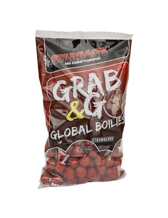 Bouillette Starbaits Grab & Go Global Strawberry Jam 20mm - 2 déclinaisons | Natusport