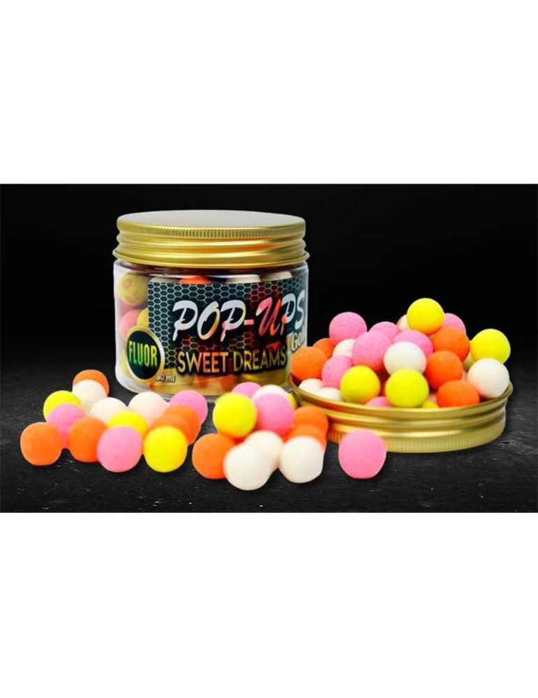 Bouillette Pop-Up Pro Elite Baits Gold Sweet Dreams Fluor 14 mm | Natu – natusport