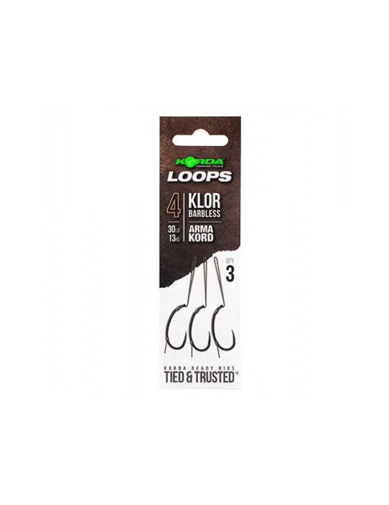 Montage Korda Loop Rig Klor Taille 2 Barbless – natusport