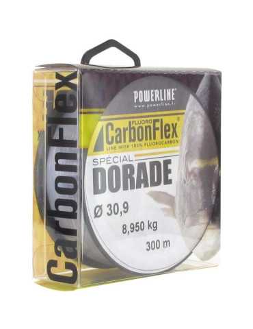 Fil Fluorocarbone Powerline Carbon Flex Dorade 36,9/100 – natusport