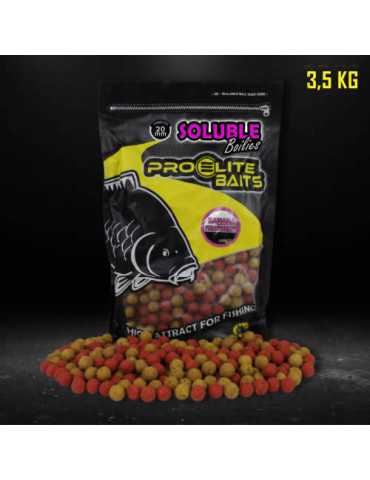 Bouillette Soluble Pro Elite Baits Banana Strawberry 20mm 3.5kg