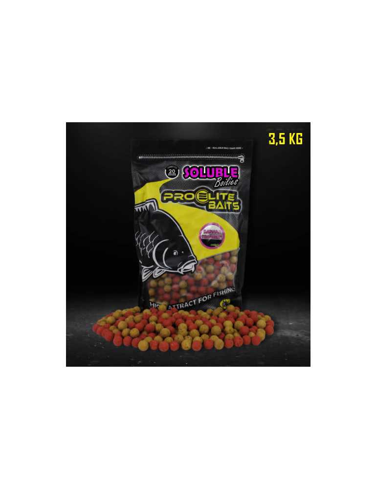 Bouillette Soluble Pro Elite Baits Banana Strawberry 20mm 3.5kg | Natu – natusport