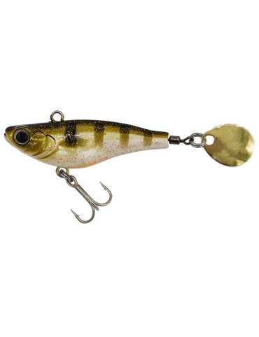 Leurre Adam's Medaki Spin Tail Gold Métallic 6g