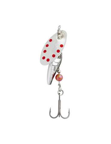 Cuiller Savage Gear Sticklebait Spinner 4,5g Silver Red – natusport