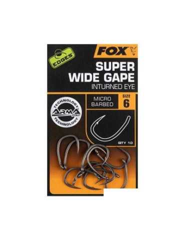Hameçon Fox Super Wide Gape Taille 6 – natusport