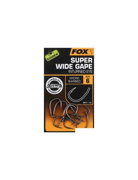 Hameçon Fox Super Wide Gape Taille 6 – natusport