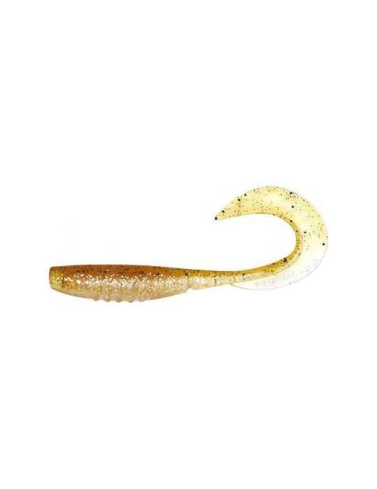 X Layer Curly 3,5" Tinsel Brown - Leurre Megabass