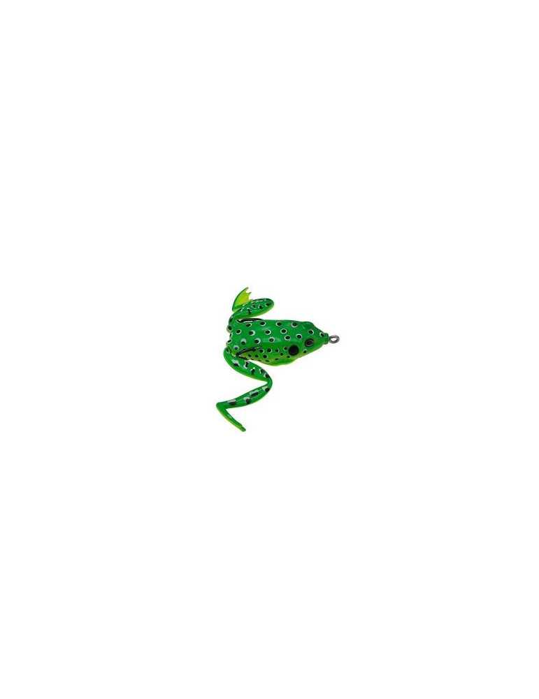 Leurre Souple Powerline Frog Legs 5.5 Vert/Points Noirs – natusport