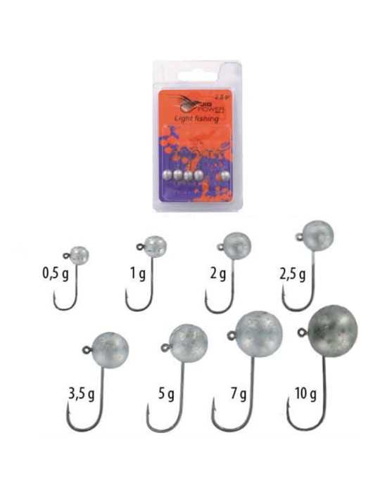 Tête Plombée Powerline Light Fishing 4,5 g n°2 (x4) – Natusport