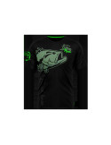 T-shirt Hot Spot Design Fishing Mania Black Bass L – natusport