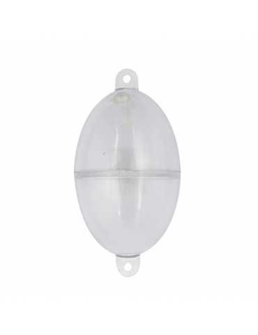 Flotteur Flashmer Jet Bull Ovale N°3 Transparent (35x65 mm)