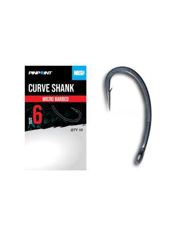 Hameçon Nash Curve Shank Taille 6 – natusport