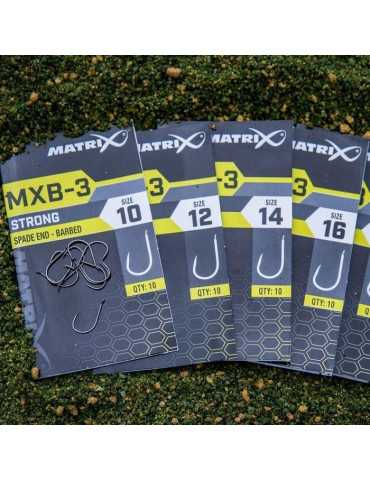 Hameçon Matrix MXB-3 Strong Spade End Barbed Taille 14 – natusport