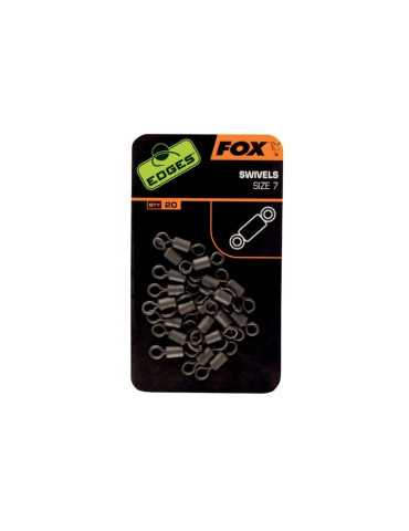 Emerillons Fox Edges taille 7 pêche carpe - Natusport