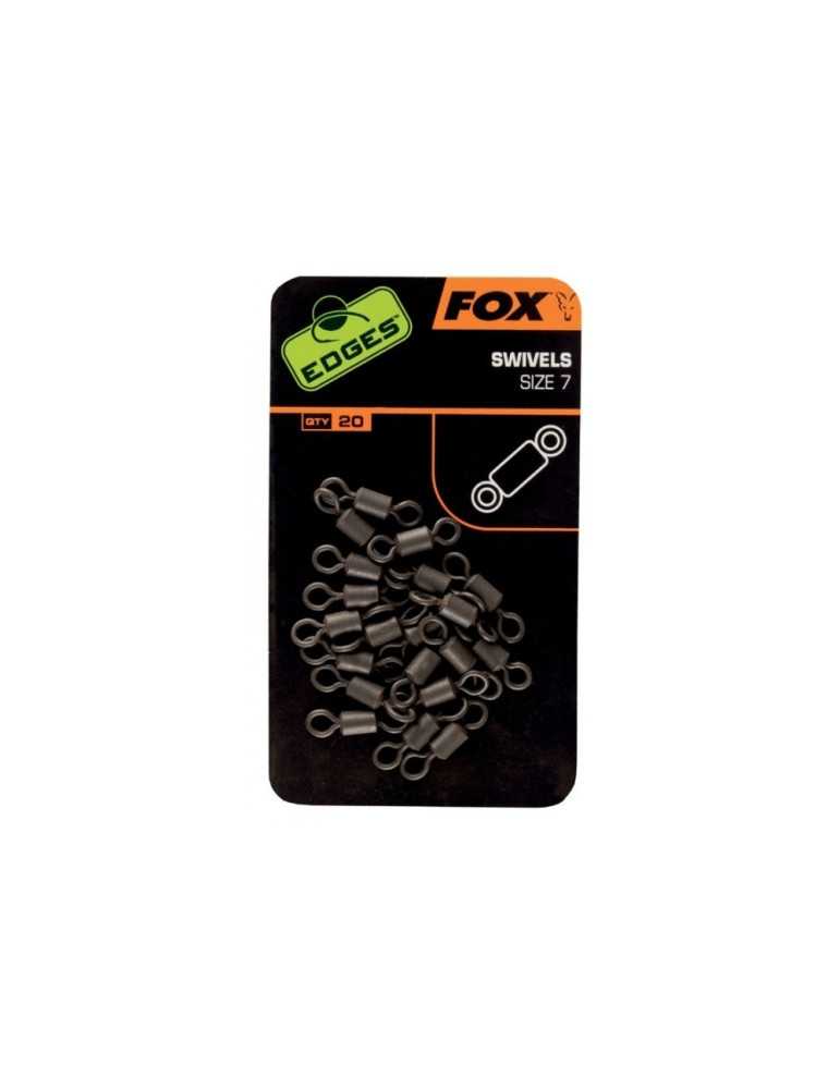 Emerillons Fox Edges taille 7 pêche carpe - Natusport