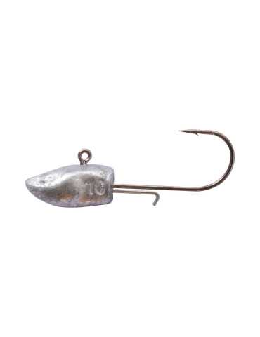 Tête Plombée Powerline Edge 10 g Hameçon 1/0 (vrac)
