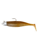 Leurre Souple Powerline Nat Shad 4" Marron Pailleté – natusport