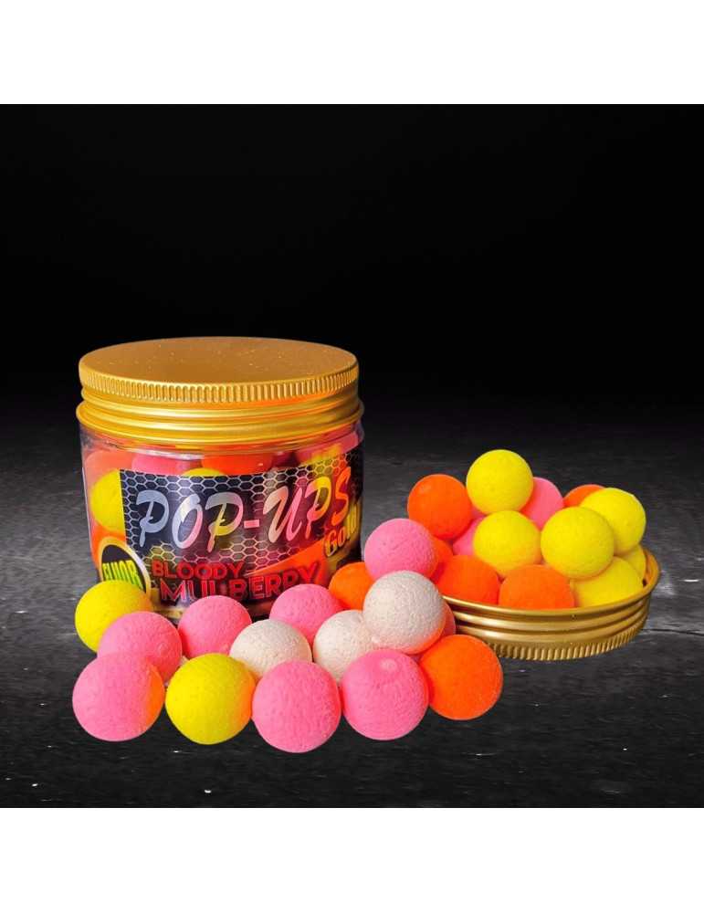 Bouillette Flottante Pro Elite Baits Fluor Pop Up Bloody 12mm | Natusp – natusport