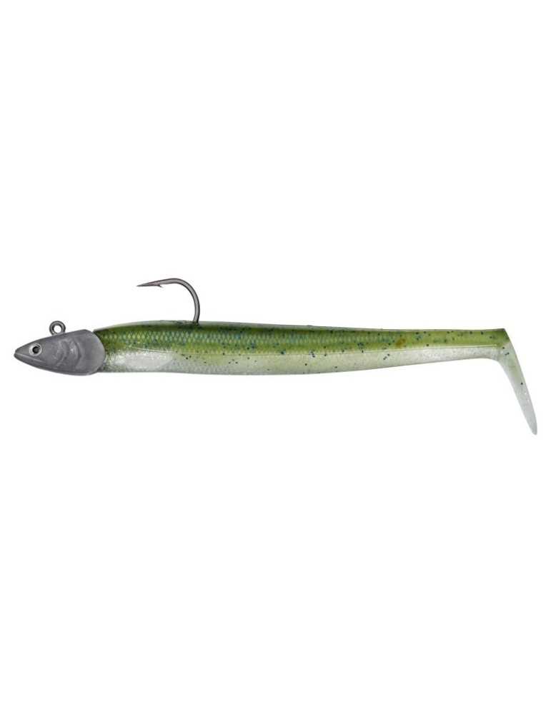 Leurre Souple Monté Illex Nitro Slim Shad 150 28g Green Sprat