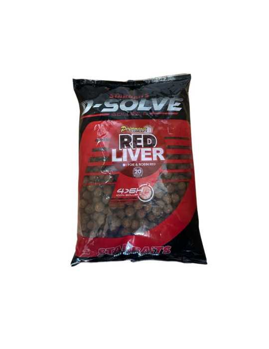 Bouillette Starbaits D-Solve Red Liver 20 mm 2,5 kg