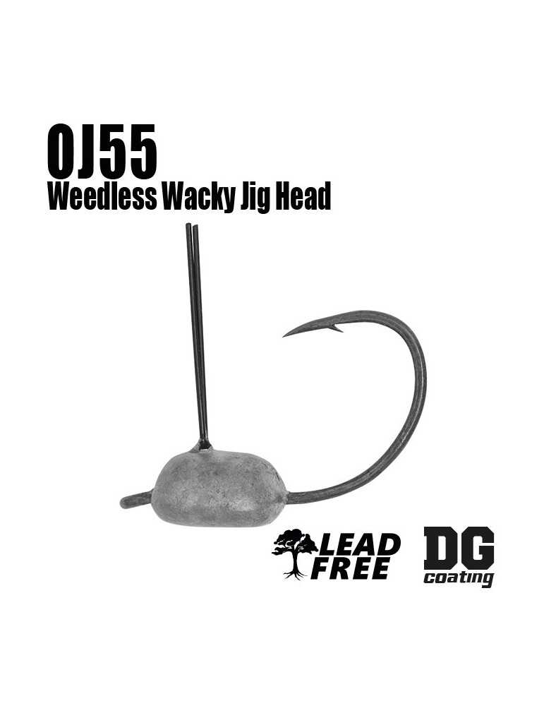 Tête Plombée OMTD OJ55 Weedless Wacky Jig Head 2,2 g N°2 (x4)