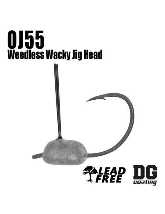 Tête Plombée OMTD OJ55 Weedless Wacky Jig Head 2,2 g N°2 (x4)